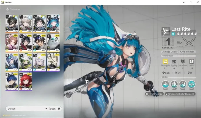NA/EU Lv2|1,8k Arsenal|2SSR(Ardelia,Last Rite)+6SR Operators|1 5*WP |100 Oro+3 Ori|Male|Gryphlink|TakeMail|Check SS(END1444)