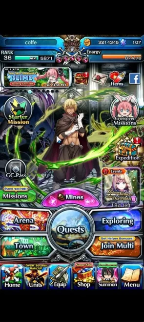 Global|Rank 36|107 cc|4 Ascend+2 TW|[Veldora,Diablo]+TW,Demon Lord Rimuru,Elenore|Lpot 42|Check SS(GS2495)