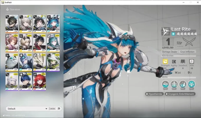 NA/EU Lv2 | 2SSR (Ardelia,Last Rite) + 7SR Operators |4 5*WP |100 Oro+3 Ori|Male|Gryphlink|TakeMail|Check SS(END1442)
