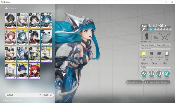 NA/EU Lv2 | 2SSR (Ardelia,Last Rite) + 7SR Operators |2 6*+3 5*WP |100 Oro+3 Ori|Male|Gryphlink|TakeMail|Check SS(END1441)
