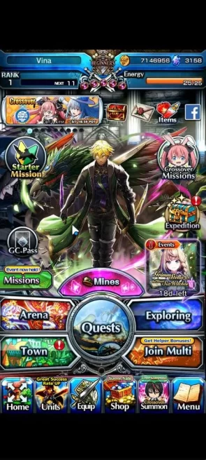 Global|Rank 1|3158 cc Ready Gacha|6 Ascend+2 TW|[Diablo,Milim]+TW,S Miyu,Chloe,Fen,Hazuki|Lpot 434|Check SS(GS2496)
