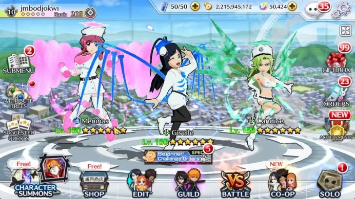 [GLOBAL]50K Orbs|Gisele,Candice,Meninas TYBW26,Uryu,Ganju TYBW25,Byakuya Renewd,Fierce Stark,Etc|6,8K AccTic|Klab ID(BBS2616)