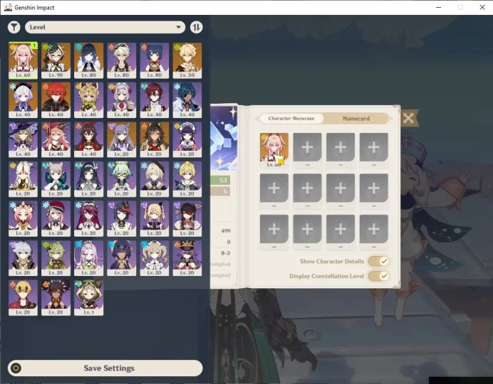 ASIA|AR 53|3 Limited+4(*5Wep)|Emilie+Sign,Linnea,Yelan|MC Male|Low Explore Map|Take Mail|Check SS(GI6013)