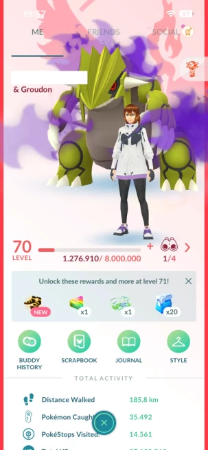 Level 70, 118 Pokemon 3000CP+, 3 Legendary IV100, 152 Shiny, 193 Legendary, 316 IV 100, 9 Shiny Legendary, 28 Shadow Legendary