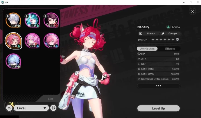GLOBAL EU|HL 3|1 SSR Limited Meta Nanally A1+Skin|5 SR[Adler,Haniel,Mint,Etc]|Selector 45/50|Male MC|Log Email|TakeEmail(NTE926)