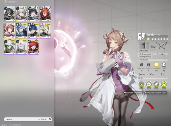 Asia LVL 2 | Fresh Starter + Meta SSR (Ember + Ardelia) + 3 SR Character + Weapon B6 |Skip Tutorial| GrypLink| (END735)