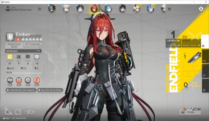 ASIA LVL 2|Fresh Starter + Meta SSR (Amber) + 6 SR Character |Skip Tutorial|GrypLink|(END770)