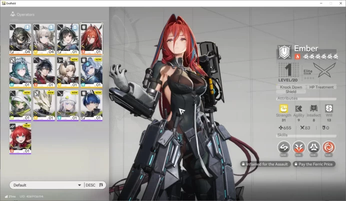 ASIA LVL 2|Fresh Starter + Meta SSR (Amber) + 6 SR Character |Skip Tutorial|GrypLink|(END770)
