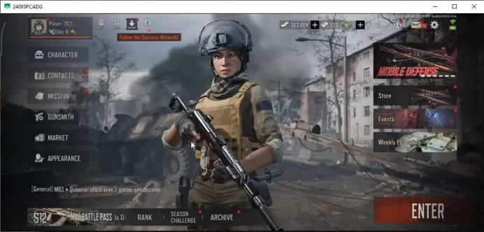 MOBILE Lv30|SV 14,9M|CV 12,6M|Squire VSS|SS SCAR-L,GM AK-12,Abomi.Vector9,Speed SQB M110,Etc|CN ON|Infinite|Check SS(AB3054)