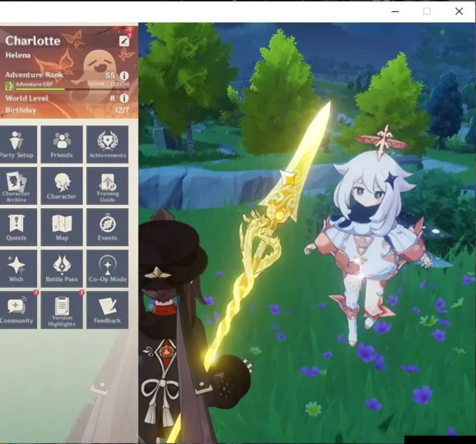 ASIA |AR 55|6 Limited 3+(5*Weapon)|(Hua Tao +Sign)| Zhongli,Yelan,Nahida,Kazuha,Cyno|TakeMail|Check SS (GI4929)