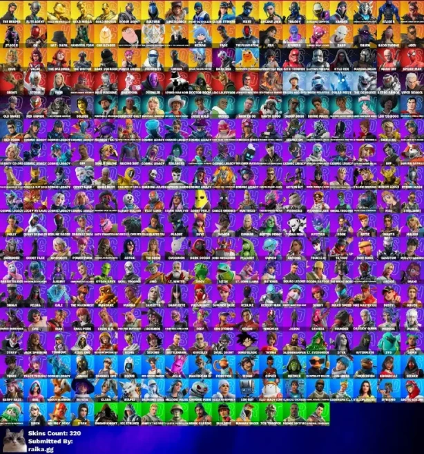 [3in1] / Instant • FN (All Platforms) • 320 skins + 3.4k VB • Take the L • 3 gold skins • The Reaper • Full Access • Guarantee •Inactive•2 Gifts