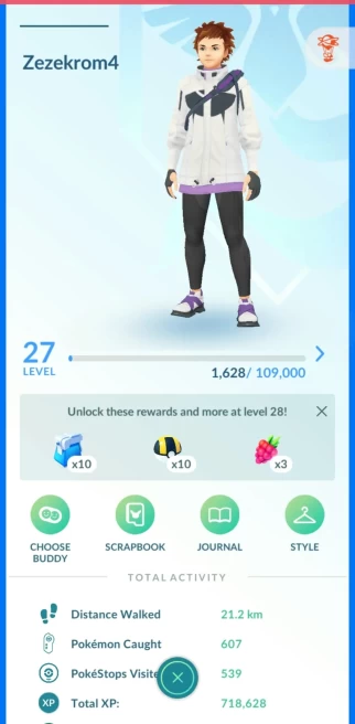 NEW ACCOUNT LV 28 WITH 15 LEGENDARIES 4 SHINIES