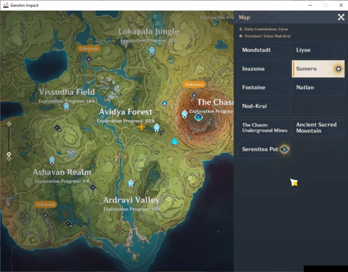 ASIA|AR 55|3 Limited +32(*4Character)|Skirk,Varesa,Xianyun|Mc Male|Low Explore Map|TakeMail|Check(GI6144)