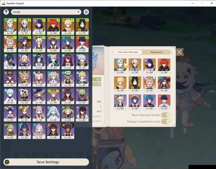 ASIA|AR 55|4 Limited +4(*5Wep)|Arlecchino,Raiden,Neuvillete,Varesa |Mc Male|Reuni ON|Low Explore Map|TakeMail|Check(GI6148)