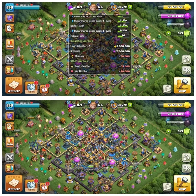 SA-BEST DEAL | TH18 FULLY MAX | 6 HERO MAX | 10X EPIC EQUIPMENT MAX | HEROS-105-105-95-80-55-25 | NC 500 | FULL ACCESS