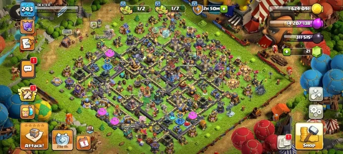 SA-WALLS AND DEFENCE 100% MAX | TH18 MAX [HERO-100-103-79-75-53-6] [13 EPIC EQUIPMENT ALMOST MAX] NC YES | BH 10 | FULL ACCESS