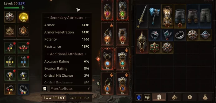 SEA - Anu|Lv 60(287)|Ready Farm - Crusader 24478 CR + 580 Reso| Esessence Lvl 2 2/30 | Check SS (DI761)
