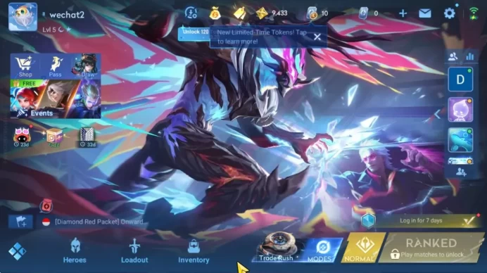 Hero 18  Skin 6|Starter with Legend Skin Selection Chest(Di Renjie,Angela,Yao,Skin Fragment 16)|Check SS(HOK1936)