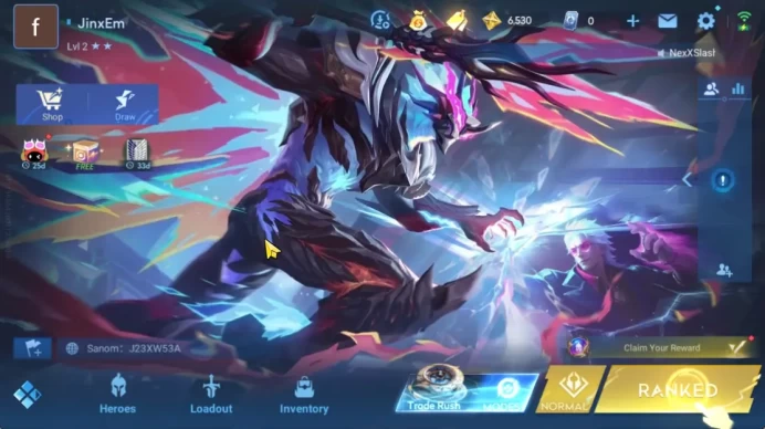Hero 8 |Starter with Legend Skin Selection Chest(Di Renjie,Angela,Yao,Skin Fragment 16)|Check SS(HOK1925)