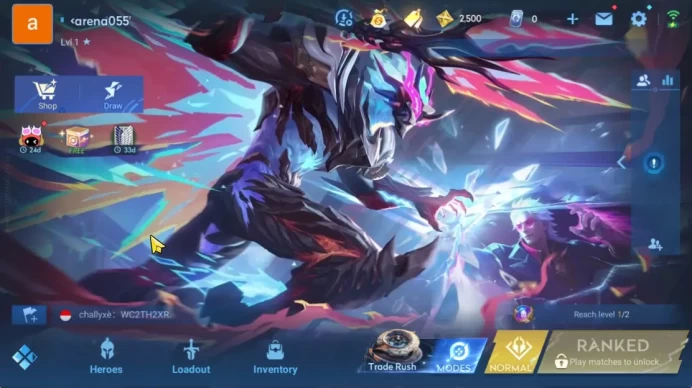 Hero 7 |Starter with Legend Skin Selection Chest(Di Renjie,Angela,Yao,Skin Fragment 16)|Check SS(HOK1905)