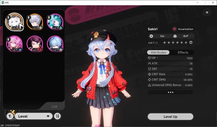 GLOBAL NA|HL 3| 1 SSR Sakiri |Selector 40/50|4 SR|Glider Skin Underboss|Male MC|Log Email|Take Email (NTE934)