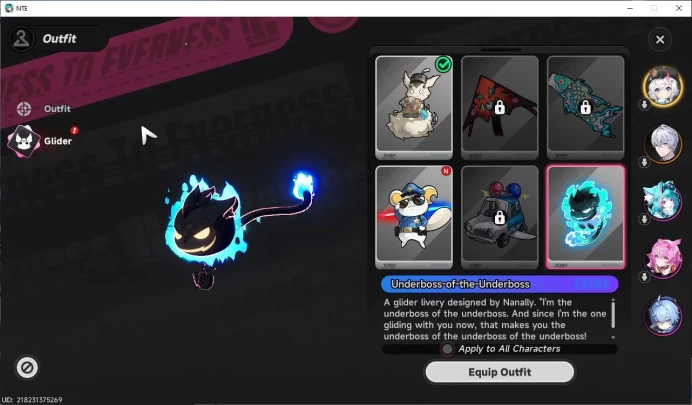 GLOBAL NA|HL 3| 1 SSR Sakiri |Selector 40/50|4 SR|Glider Skin Underboss|Male MC|Log Email|Take Email (NTE934)