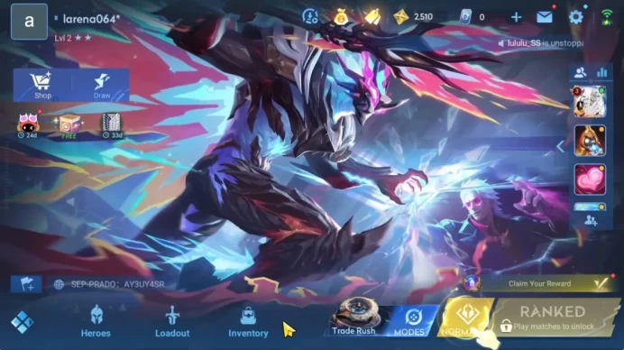 Hero 7 |Starter with Legend Skin Selection Chest(Di Renjie,Angela,Yao,Skin Fragment 16)|Check SS(HOK1916)