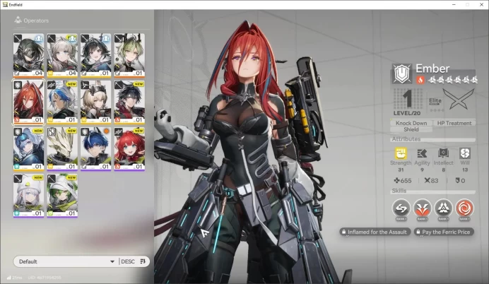 Asia Lv 2 | Fresh Starter 2 SSR (Lifeng,Ember) + 6 SR Character | Female MC |Log Gryplink | Take Mail | Check SS (END835)