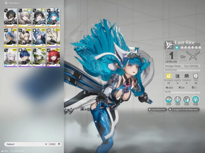 Asia LVL 2 | Fresh Starter + 1 Meta SSR (Last Rite) + 5 SR Character |Skip Tutorial| GrypLink| (END949)