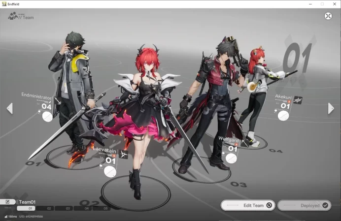 NA/EU Lv2|Day 2 Login|1860 Arsenal|1 Meta SSR (Laevatain)+7SR Operators|Male MC|GrypLink|Take Mail|CheckSS (END1366)