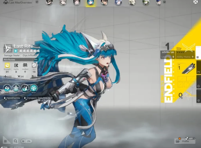 Asia LVL 2 | Fresh Starter + 1 Meta SSR (Last Rite) + 4 SR Character |Skip Tutorial| GrypLink| (END960)