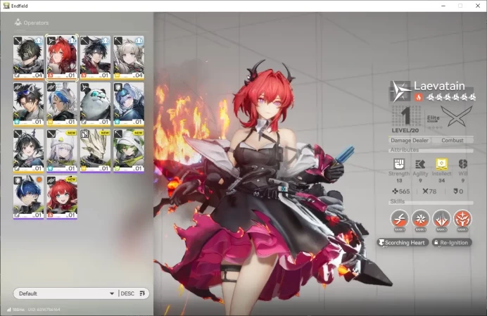 NA/EU Lv2|Day 2 Login|1 Meta SSR (LaevatainP1)+7SR Operators|2 WP 6*|Male MC|GrypLink|Take Mail|CheckSS (END1362)