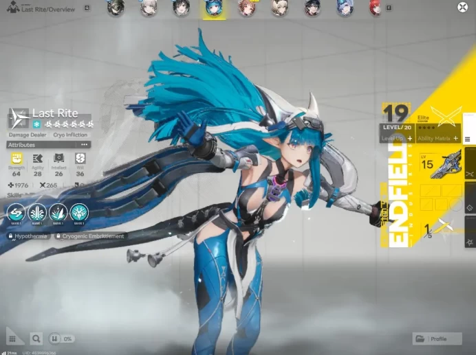 Asia LVL 2 | Fresh Starter + 2 Meta SSR (Last Rite + Ardelia) + 5 SR Character |Skip Tutorial| GrypLink| (END961)