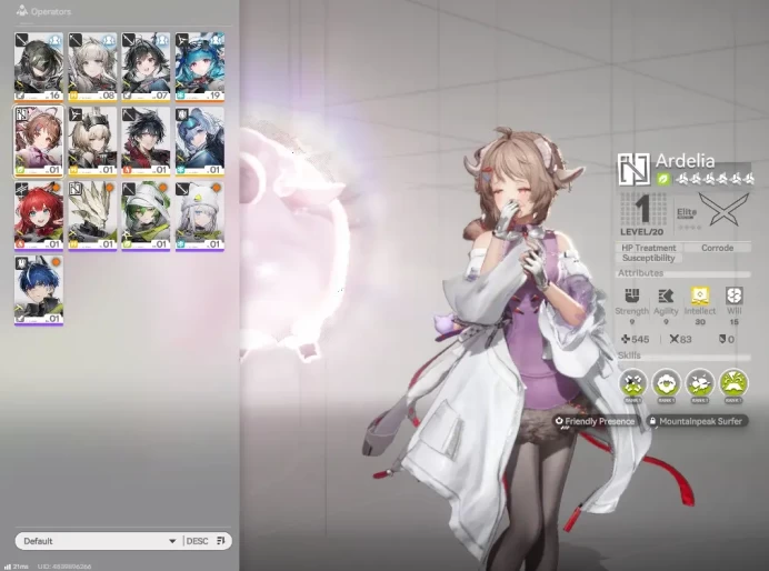 Asia LVL 2 | Fresh Starter + 2 Meta SSR (Last Rite + Ardelia) + 5 SR Character |Skip Tutorial| GrypLink| (END961)