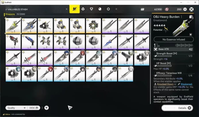 NA/EU Lv2 |Starter|400 Arsenal|1 SSR (Ember)+7SR Operators|6 5*WP|Male|GrypLink|Take Mail|Check SS (END1351)