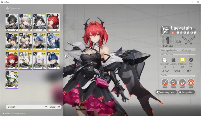 NA/EU LVL 2 | Fresh Starter Day 1 Laevatain + 6 SR Character |Male MC|Log Gryplink|Take Mail|Check SS (END1001)