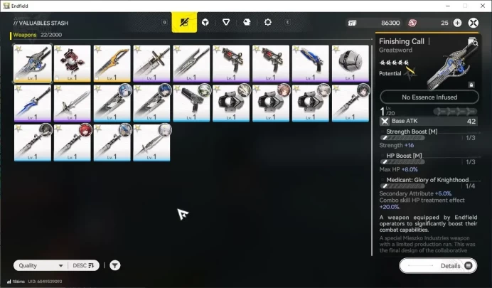 NA/EU Lv2 |Starter|1500 Arsenal|1 SSR (Ardelia)+4SR Operators|3 5*WP|Male|GrypLink|Take Mail|Check SS (END1349)