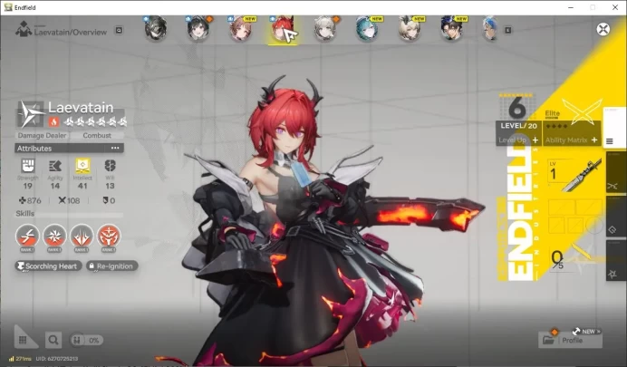 NA/EU LVL 8 |Top Unit Operator (Laevatain&Ardelia)+6* Op Select+Wenna,PerlicaP1,ChenP1|Log Gryplink|Take Mail|CheckSS(END1008)