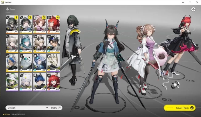 NA/EU LVL 8 |Top Unit Operator (Laevatain&Ardelia)+6* Op Select+Wenna,PerlicaP1,ChenP1|Log Gryplink|Take Mail|CheckSS(END1008)