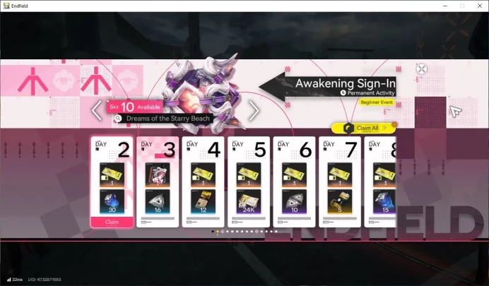 ASIA| Lv 2 Fresh Starter |2 SSR  (Gilberta,Last Rite) +6 SR Char + 2300 Oroberyl, 4000 Arsenal|Skip Tutorial|GrypLink(END1010)