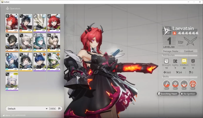 NA/EU LVL 2 |Fresh Starter Laevatain 6 SR Character |Male MC|Log Gryplink|Take Mail|Check SS(END1019)