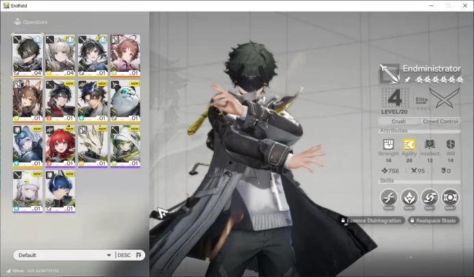 NA/EU Lv2|860 Arsenal|2SSR (Gilberta,Ardelia)+6SR Operators|2 6*+3 5*WP|Male|GrypLink|Take Mail| SS (END1346)