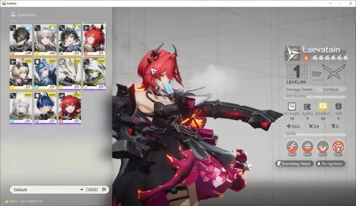 NA/EU LVL 2 |Fresh Starter Laevatain 4 SR + 20 BHHP + 1x NWHHP  + 2200 Oroberyl|Male MC|Log Gryplink|Take Mail|CheckSS(END1030)