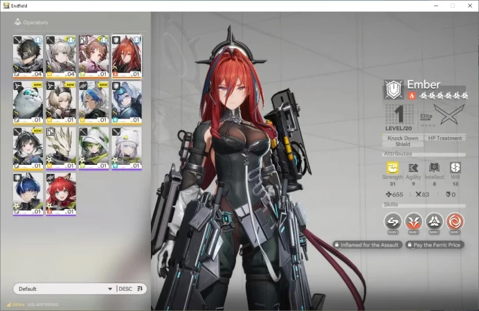 NA/EU|Fresh Starter, Day 3|Meta SSR Ember, Ardelia + 6 SR Character|4 SR Weapon + 1540 Arsenal|Skip Tutorial|GrypLink|(END1314)