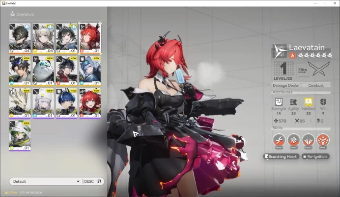 NA/EU LVL 2 |Fresh Starter Laevatain + 6 SR Character|Male MC|Log Gryplink|Take Mail|Check SS(END1064)