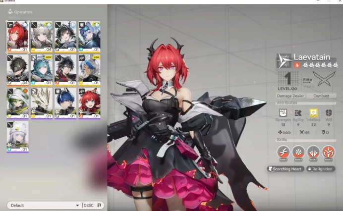 NA/EU| Fresh Starter Day2 | SSR Meta Laevatain + 2 Weapon 6S + 6 SR Character |Skip Tutorial|GryphLine| (END1298)