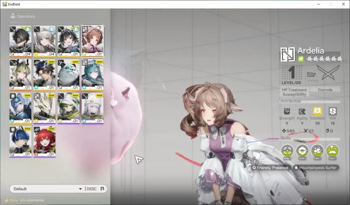 NA/EU Lv2 |Starter|260 Arsenal|2SSR (Ardelia,Lifeng)+6SR Characters|1 6*+5 5* WP|Male MC|GrypLink|Take Mail| SS (END1292)