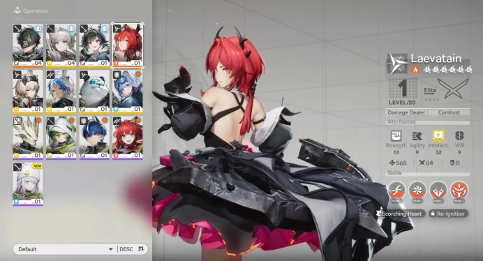 NA/EU LVL 2| 1 Meta SSR (Laevatain) + 6 SR Character+1 Weapon 6* (clannibal) |Skip Tutorial|GrypLink|(END1084)