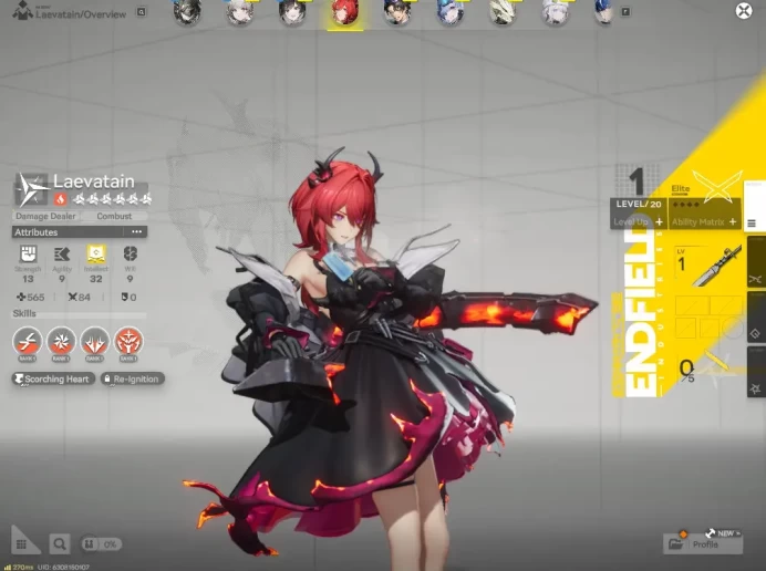 NA/EU LVL 2 |Starter + 1 Meta SSR (Laevatain) + 4 SR Character + 2200 Oroberyl + HH-10xPermit |Skip Tutorial|GrypLink| (END1109)