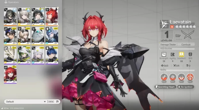 NA/EU LVL 2 | Fresh Starter + 1 Meta SSR (Laevatain) + 6 SR Character |Skip Tutorial| GrypLink| (END1251)